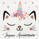 Chat adorable avec un chapeau color&eacute;